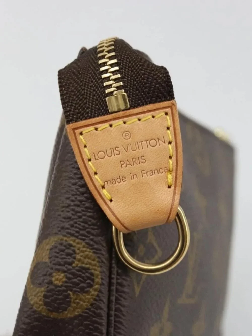 LOUIS VUITTON Monogram Mini Pochette Accessoires Pouch N41667 LV Auth mr2632